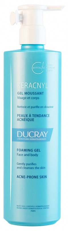DUCRAY KERACNYL GEL MOUSSANT X 400ML
