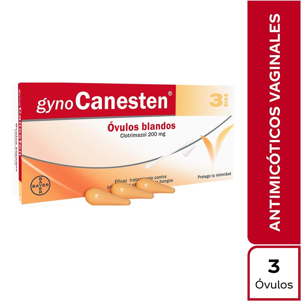 GYNOCANESTEN 200 MG X 3 OVULOS