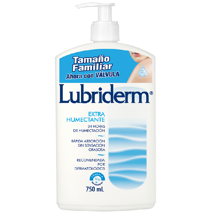 LUBRIDERM X 750 ML EXTRA HUMECTANTE CON VALVULA