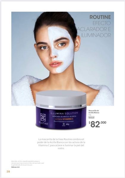 mascarilla de arcilla blanca