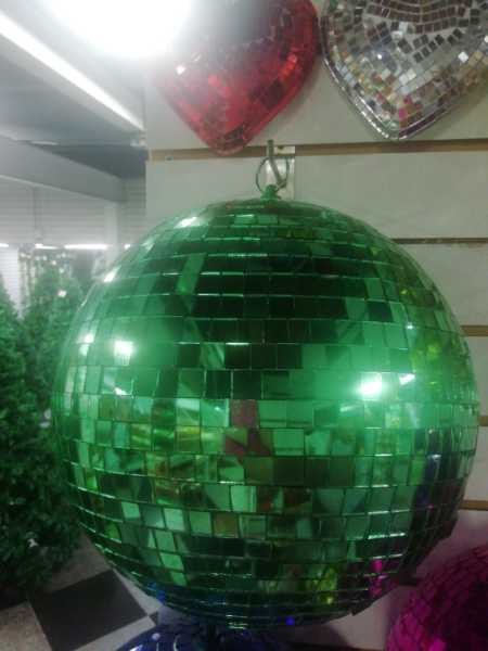BOLA ESPEJO Color:VERDE LIMON