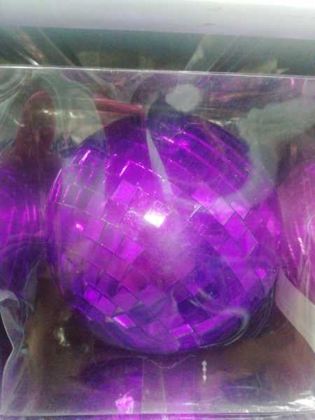 BOLA ESPEJO Color:MORADO