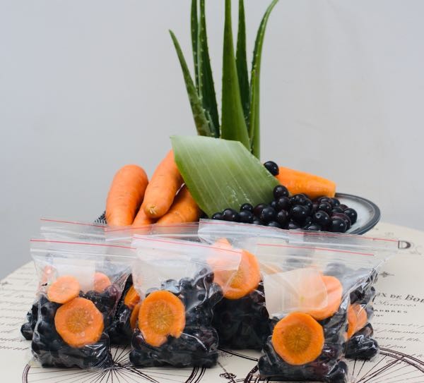 Batidos Antioxidantes por 7 días. (penca sábila, zanahoria, uva isabella).