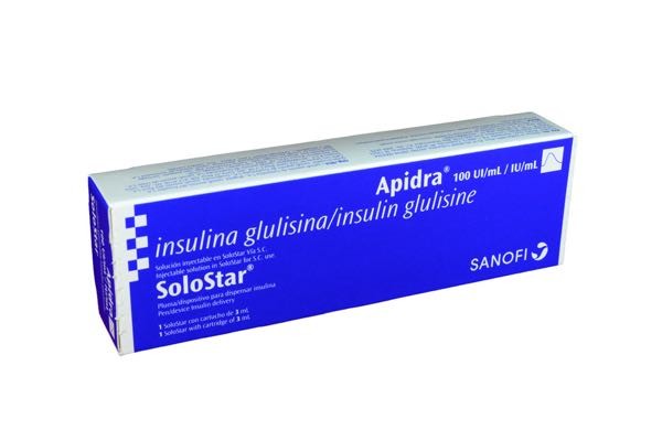 APIDRA SOLOSTAR 100 UI/3 ML REGULADO (NEVERA)