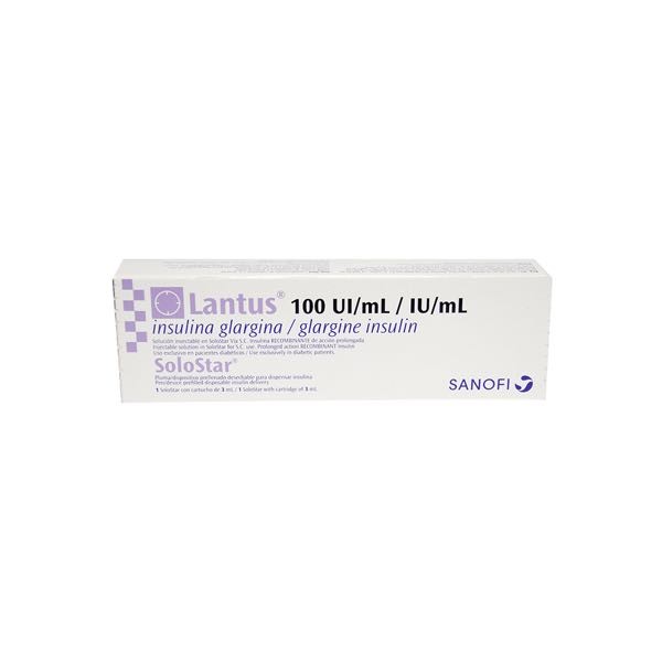 LANTUS SOLOSTAR 100 UI/3 ML (REGULADO) NEVERA