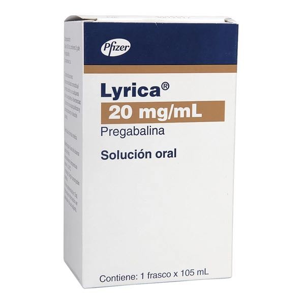 LYRICA SUSPENCION 20 MG/ ML X 105 ML