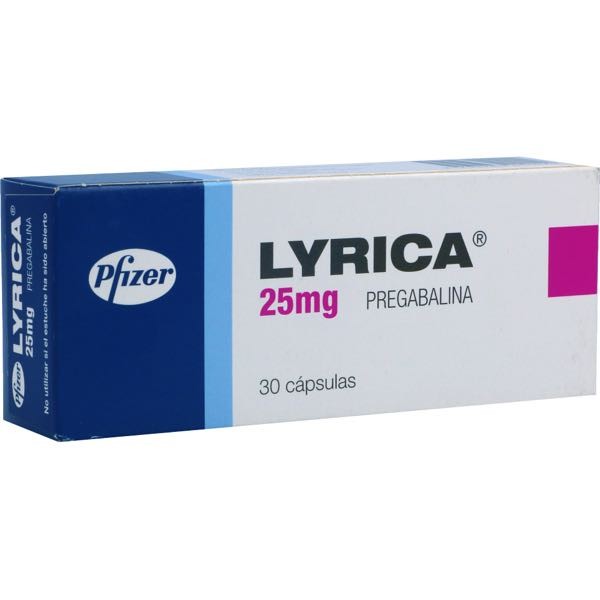 LYRICA 25 MG X 30 CAP (REGULADO)