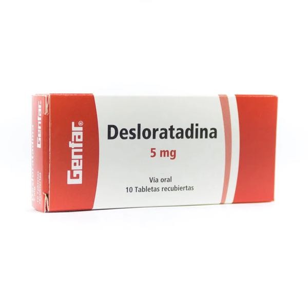 DESLORATADINA 5 MG X 10 TAB
