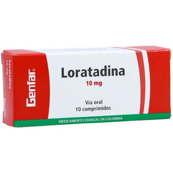 LORATADINA 10 MG X 10 TAB GF
