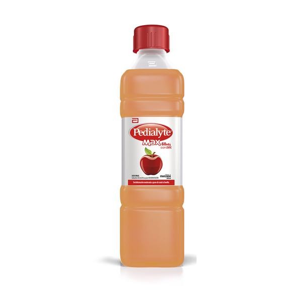 PEDIALYTE MAX 60 ZINC MANZANA X 500 ML
