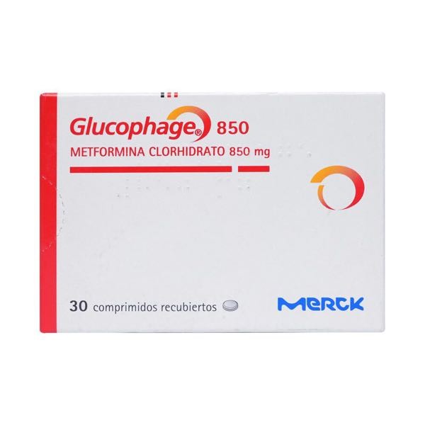 GLUCOPHAGE 850 MG X 30 TAB