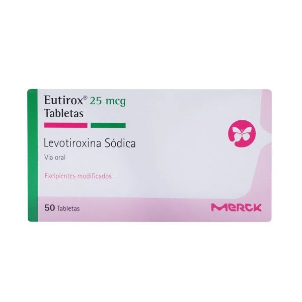 EUTIROX 25 MCG X 50 TAB