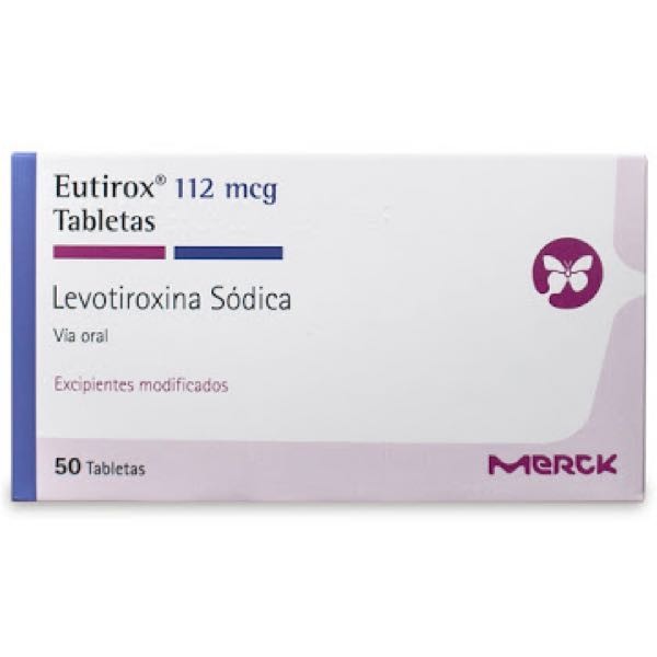 EUTIROX 112 MCG X 50 TAB