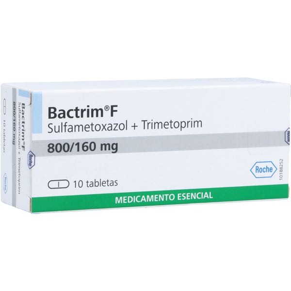 BACTRIM F 800/160 MG X 10 TAB