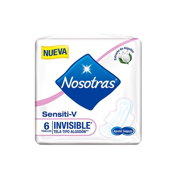 NOSOTRAS TOALLAS SENSITI V X 6 UND