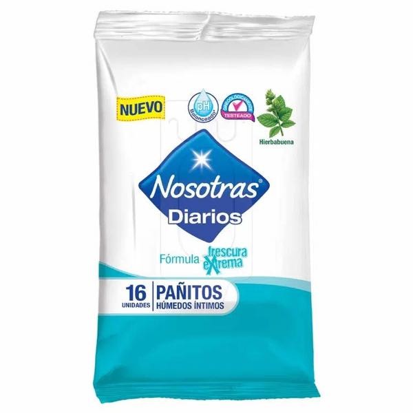 PAÑITOS NOSOTRAS FREXCURA EXT X 16 UN