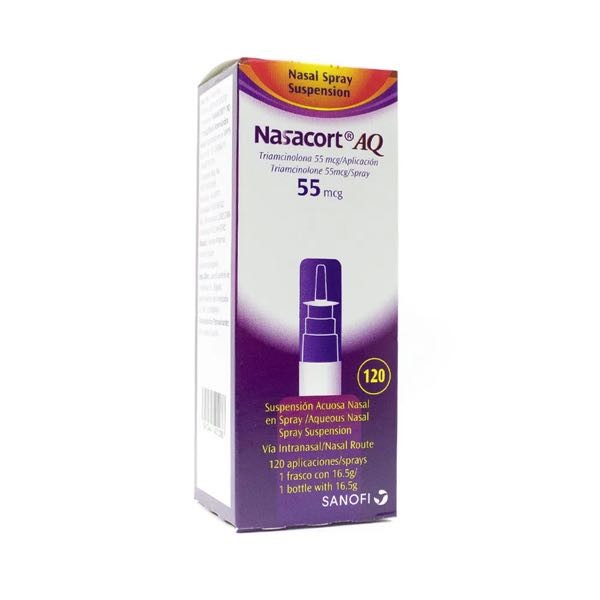 NASACORT AQ 55 MCG 16.5 GR SPRAY X 120