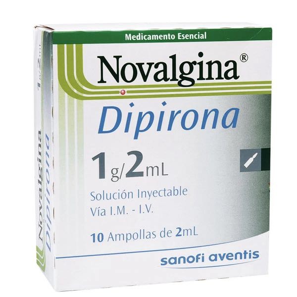 NOVALGINA 1 GR 2 ML X 10 AMP C/U