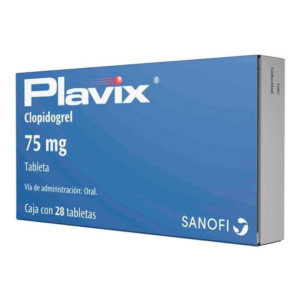 PLAVIX 75 MG X 28 TAB  REGULADO