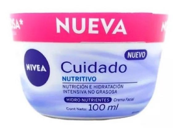 NIVEA CREMA FACIAL CUIDADO NUTRITIVO  X100ML