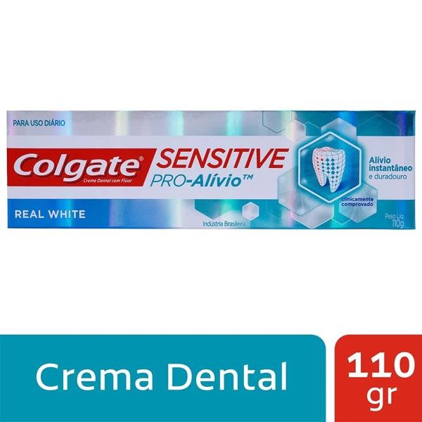 COLGATE SENSITIVE PRO ALIVIO REAL WHIT X 110 GR