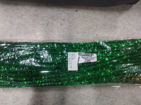 CHELIN METALIZADO*100UNDS Color:VERDE