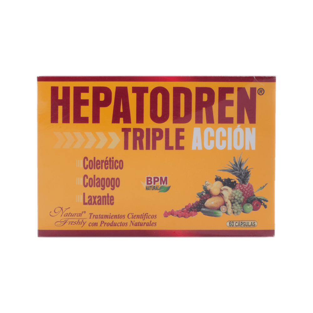 HEPATODREN TRIPLE ACCION CAJA X 60 CAPS