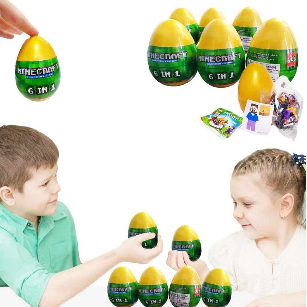 Huevo Sorpresa Ciudad Minecraft Rompecabezas Armable Juguetes Juegos