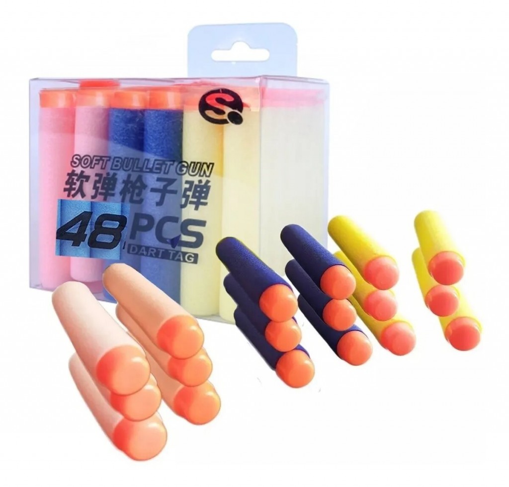 Dardos Nerf Lanzadores Juguete Repuesto Set X48 DJ1003