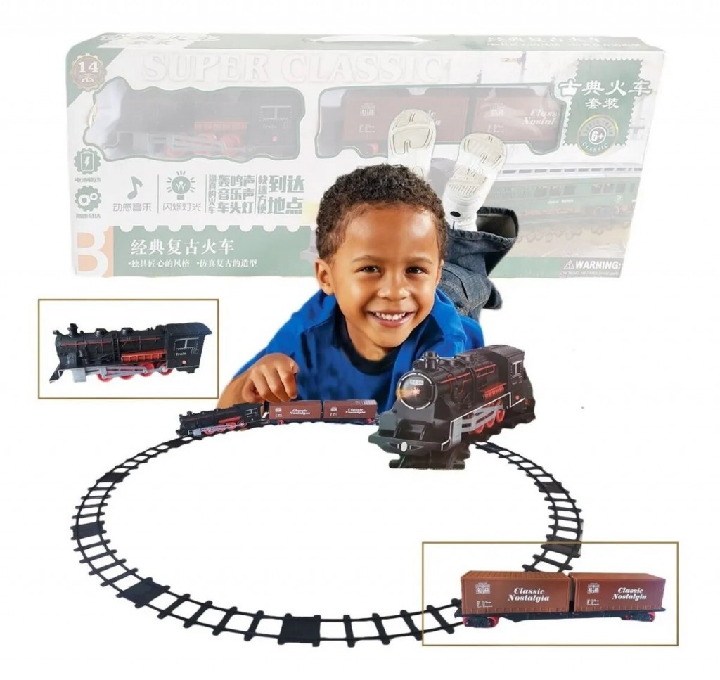 Tren Clásico Pista de Juguete