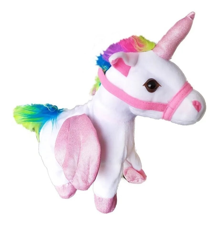 Unicornio Little Pony Juguete Luces Peluche Sonido Camina