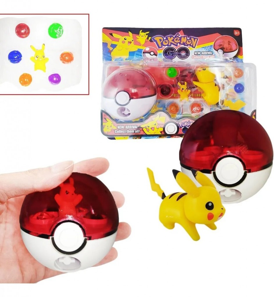 Pokemon Lanzador Pokebola Juguetes Jugueteria Didáctico