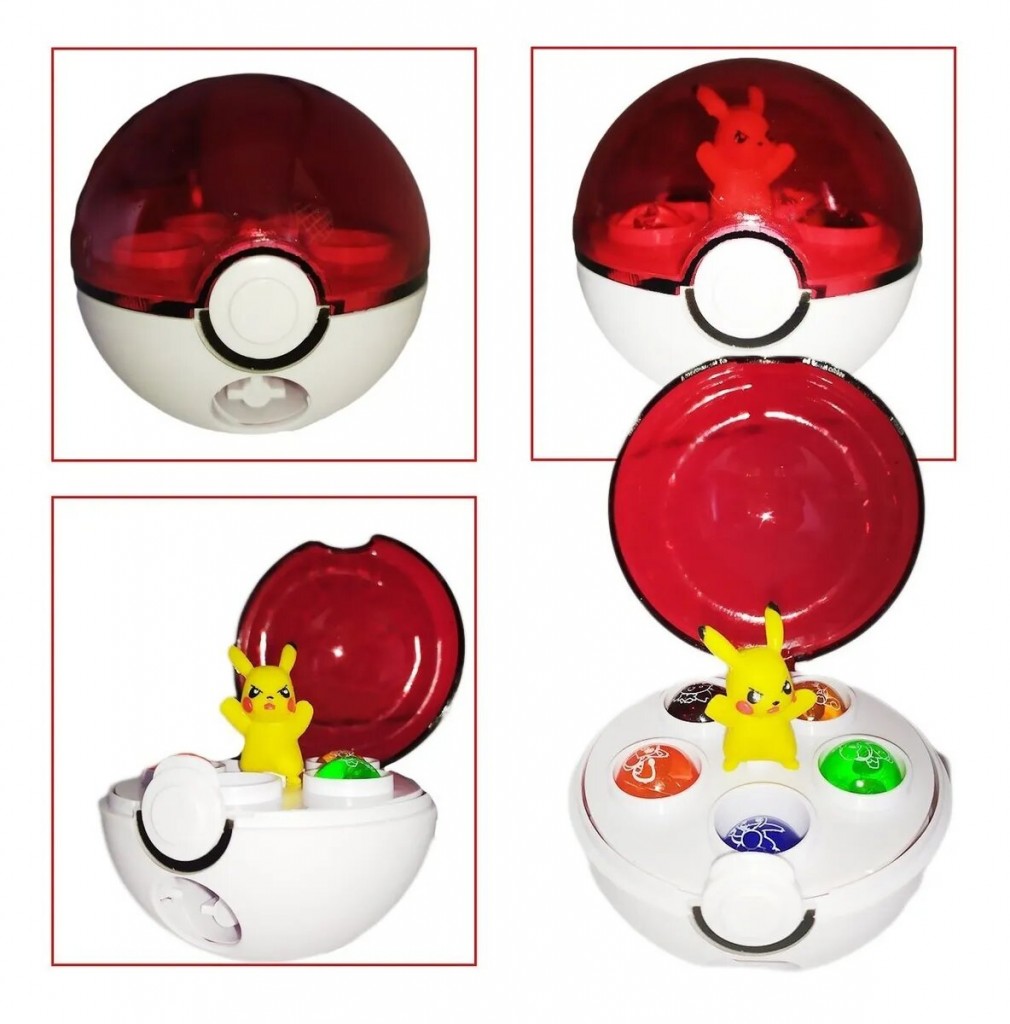 Pokemon Lanzador Pokebola Juguetes Jugueteria Didáctico