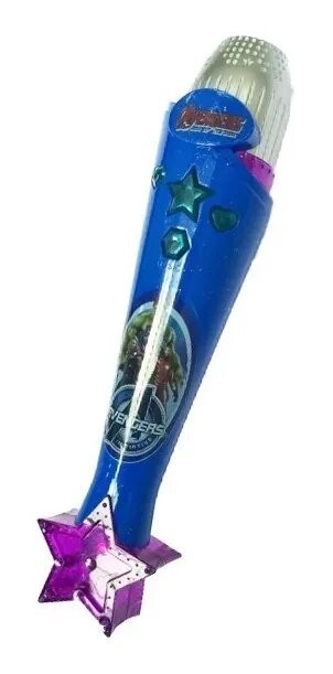 Micrófono Niño Avengers Inalámbrico Juguete Musical Kids