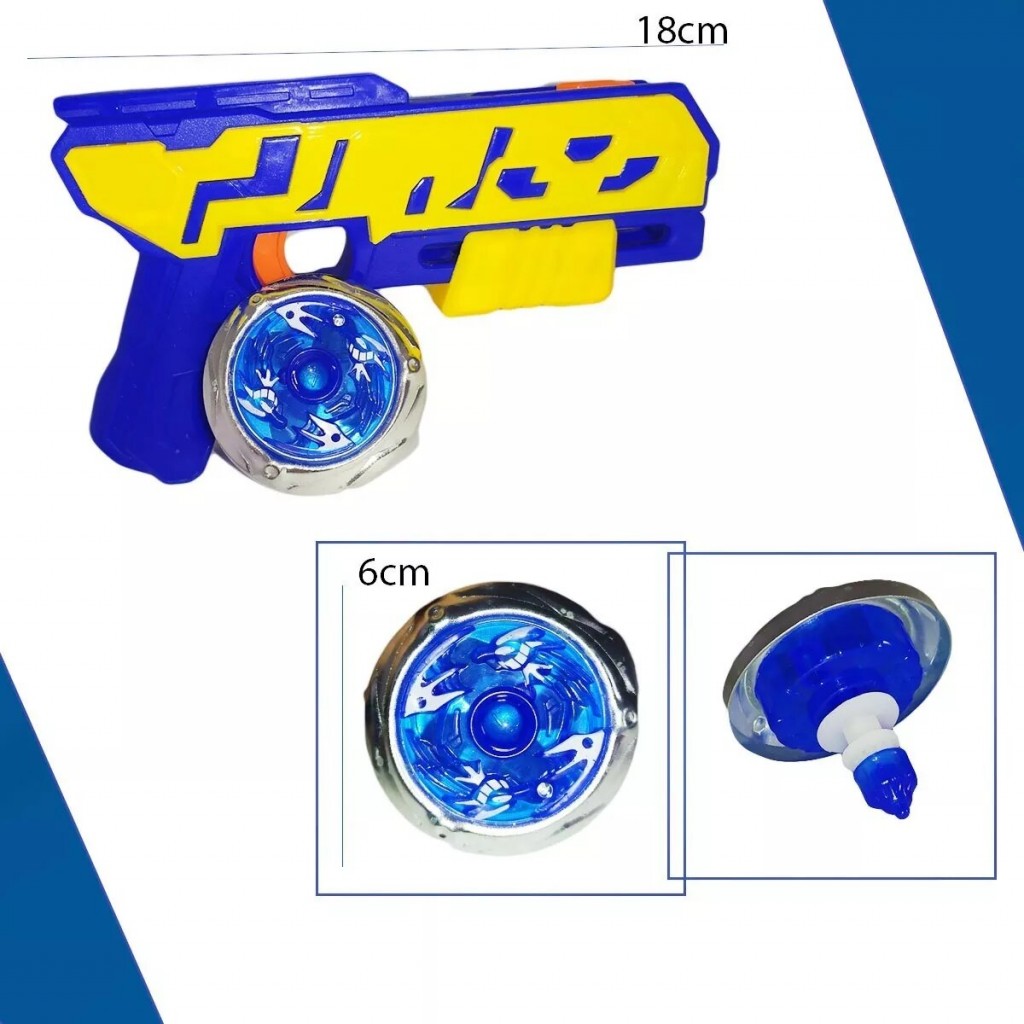 Beyblade Tornado Azul Rojo X2 Juguetes Didáctico Juguetería
