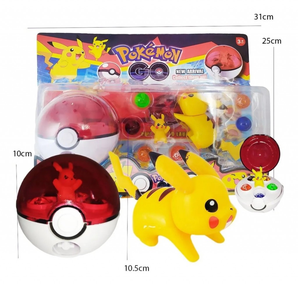 Pokemon Lanzador Pokebola Juguetes Jugueteria Didáctico