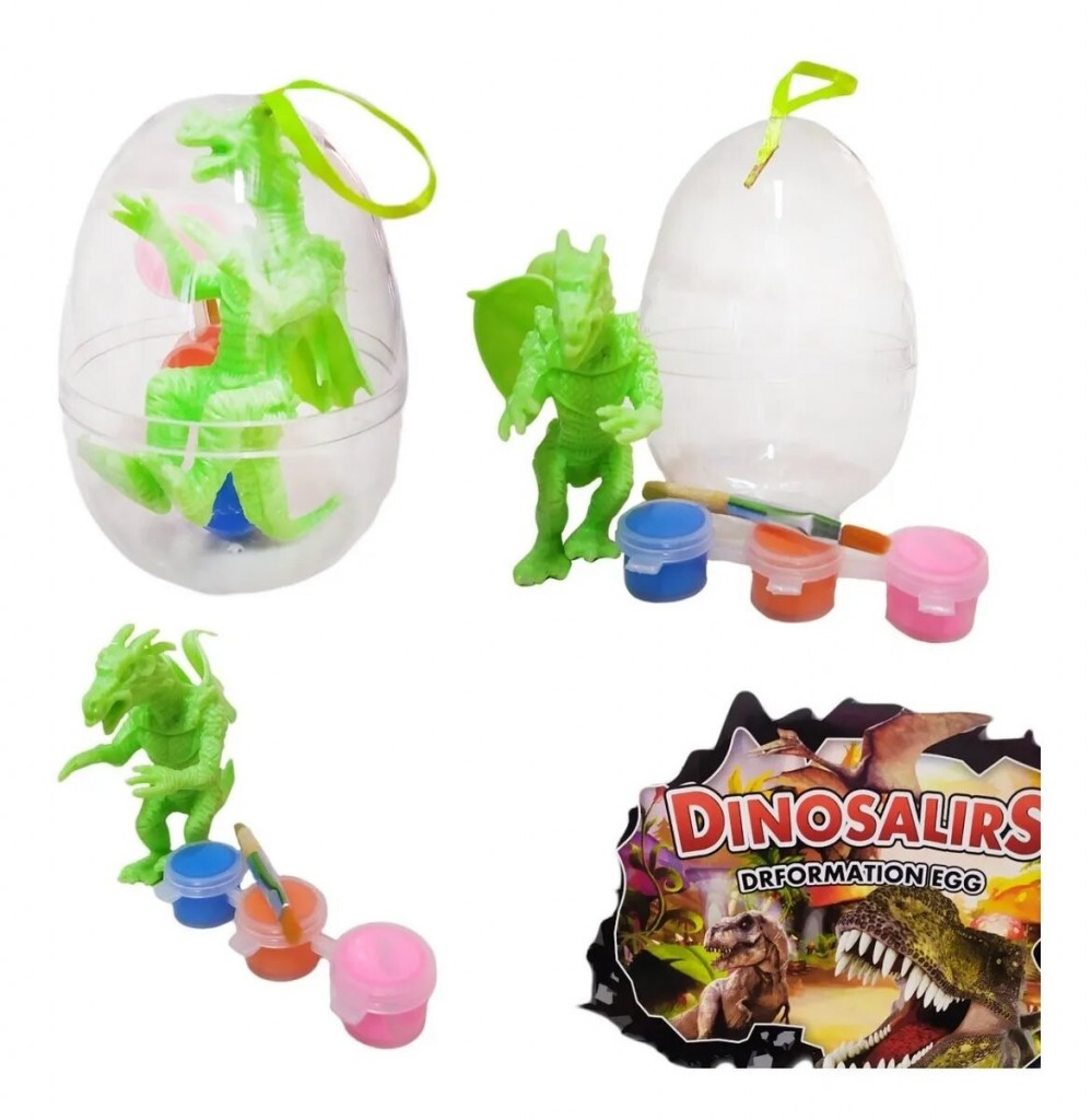 Juguete de Dragon para Pintar X4