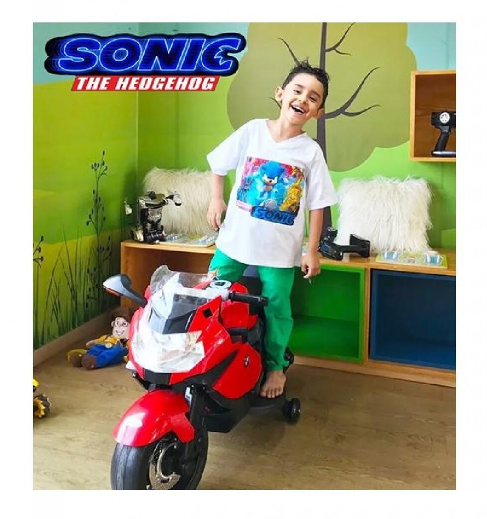 Sonic Camiseta Sudadera Conjunto Pijama Manga Corta Multiusos Juguetes