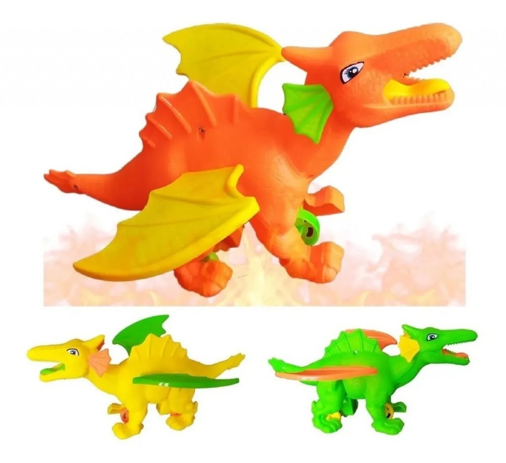 Dinosaurio Dragón Juguete Didáctico Juguetería Cuerda Armar