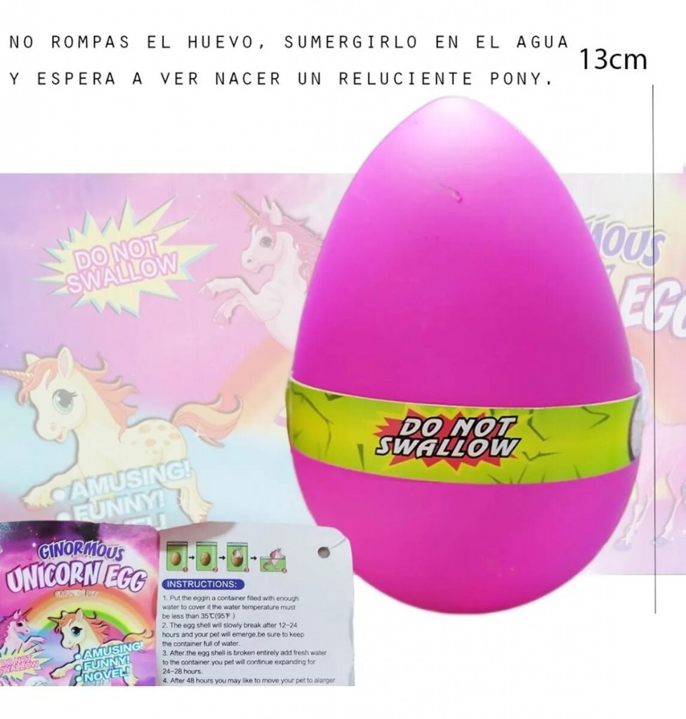 Huevo Magico Unicornio Didáctico Juguetería Juguetes