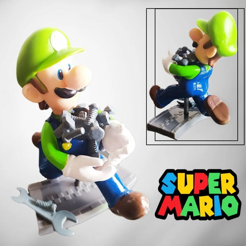Mario Bros Figura Luigi Colección Juguetes Didácticos