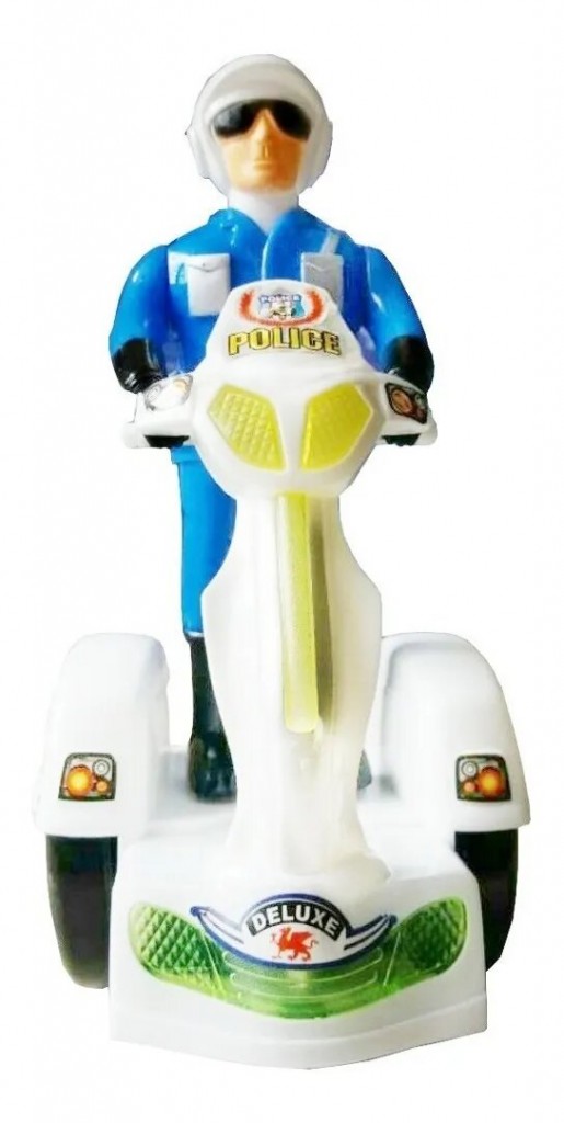 Policía Moto a Pilas Luces Y Sonidos