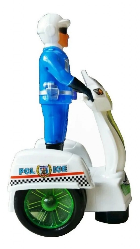 Policía Moto a Pilas Luces Y Sonidos