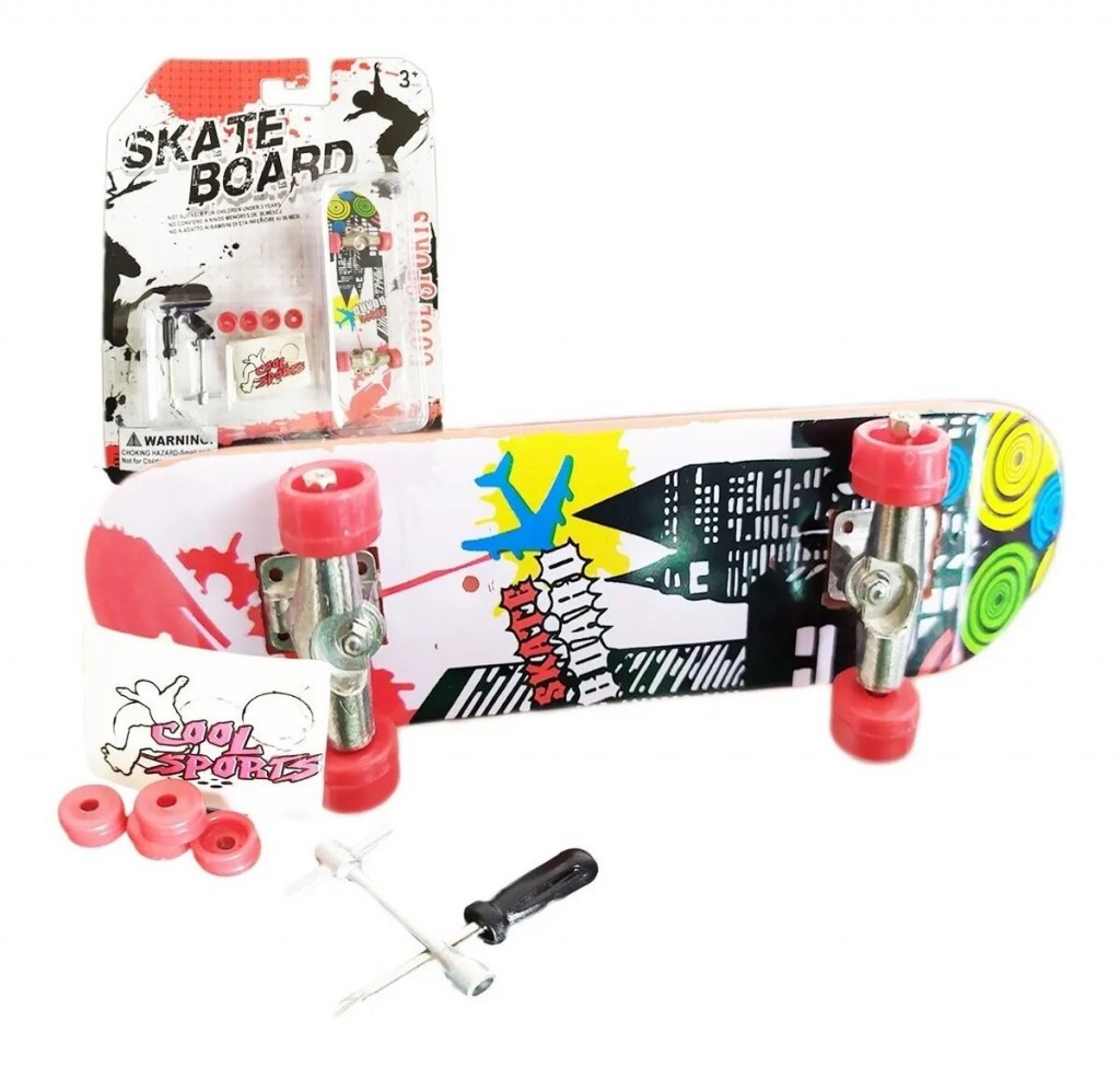 Skate Tabla Mini Patineta Juguete Coleccionista Juguetería diseño 4