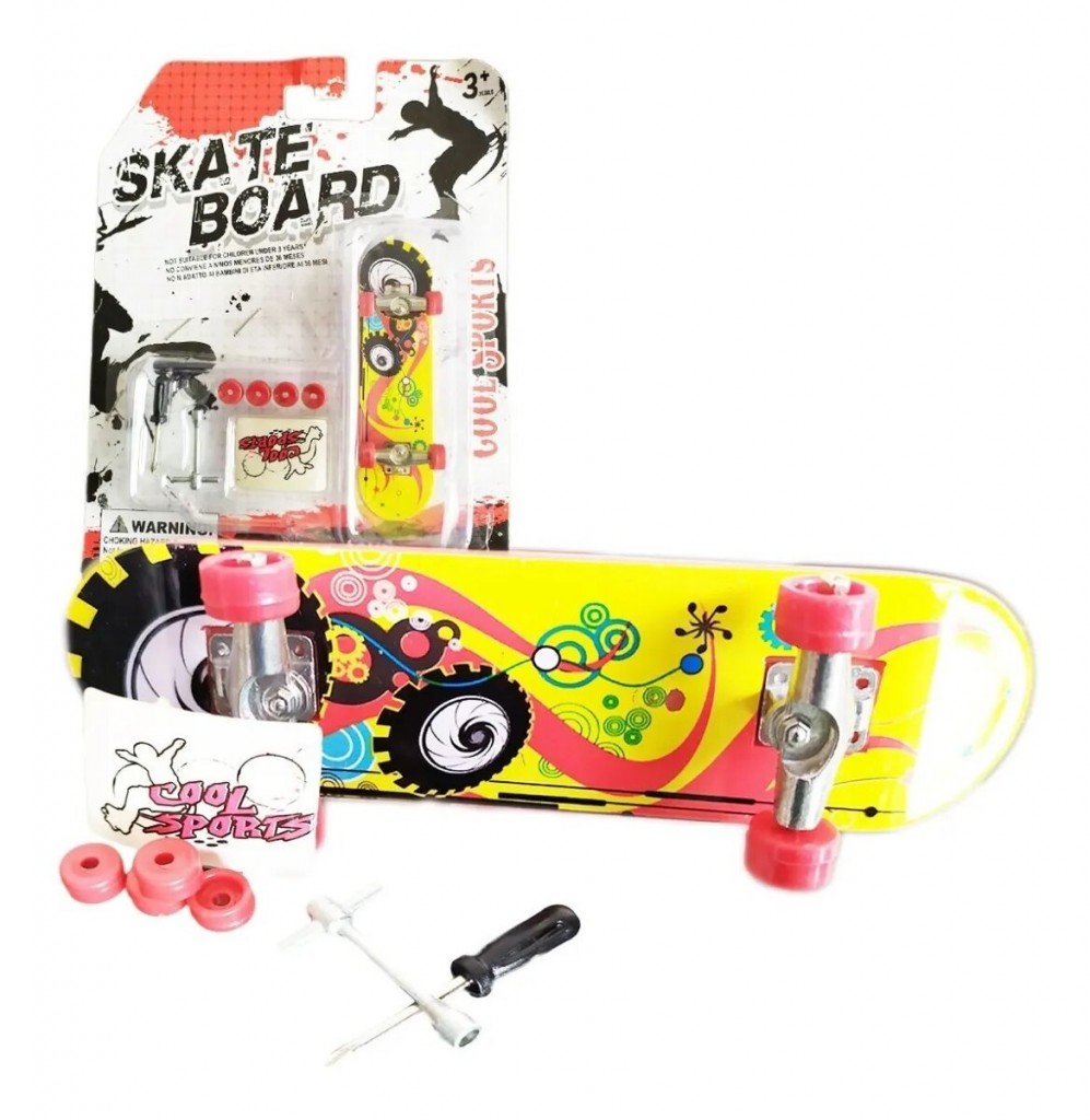 Skate Tabla Mini Patineta Juguete Coleccionista Juguetería diseño 9