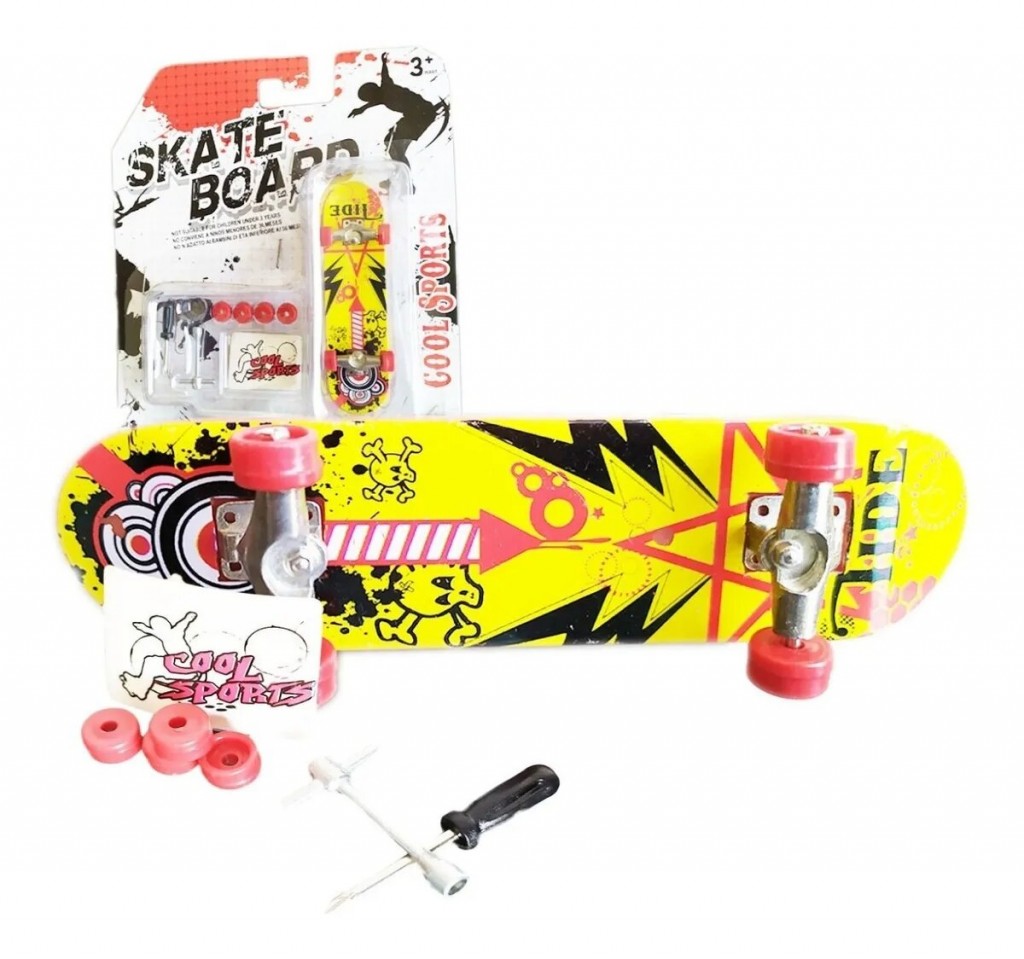 Skate Tabla Mini Patineta Juguete Coleccionista Juguetería diseño 10