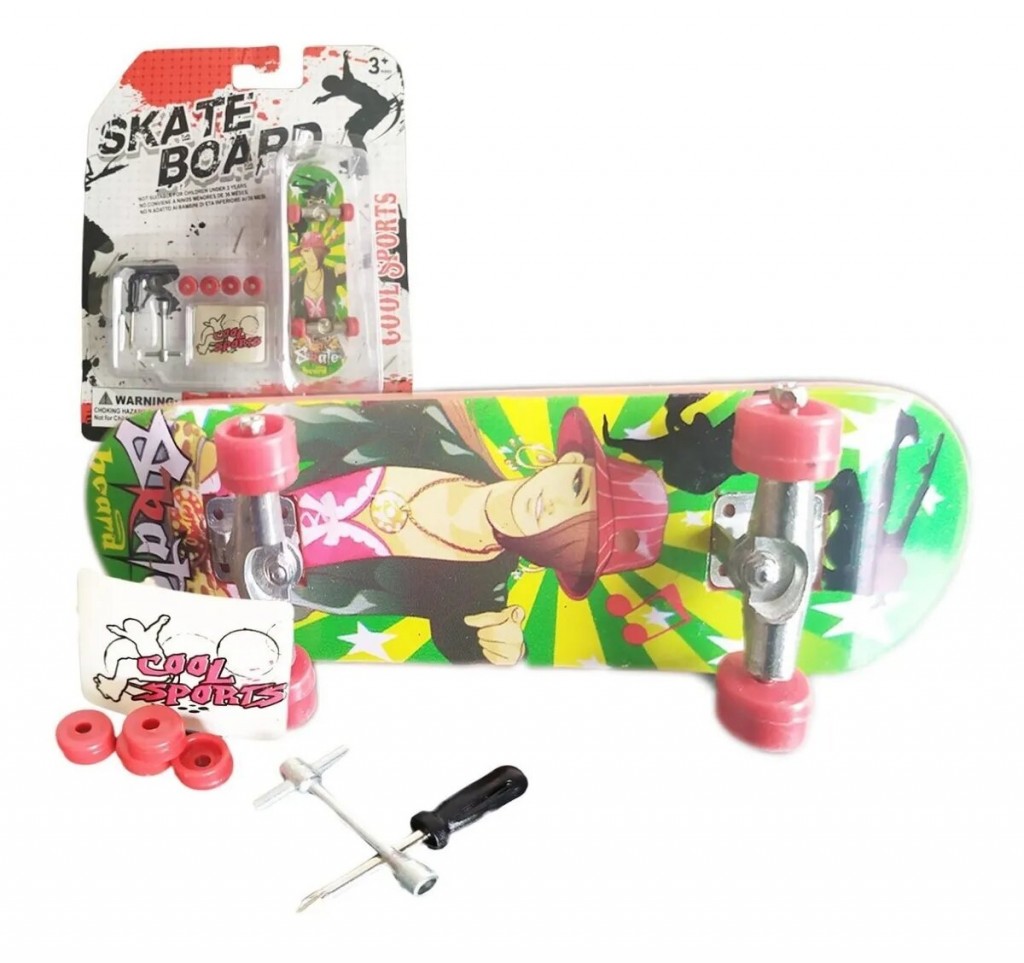Skate Tabla Mini Patineta Juguete Coleccionista Juguetería diseño 7