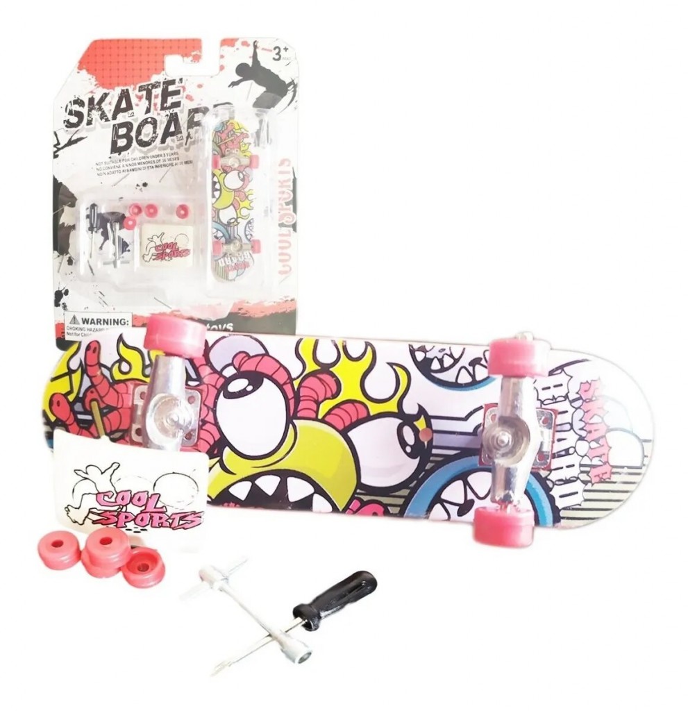 Skate Tabla Mini Patineta Juguete Coleccionista Juguetería