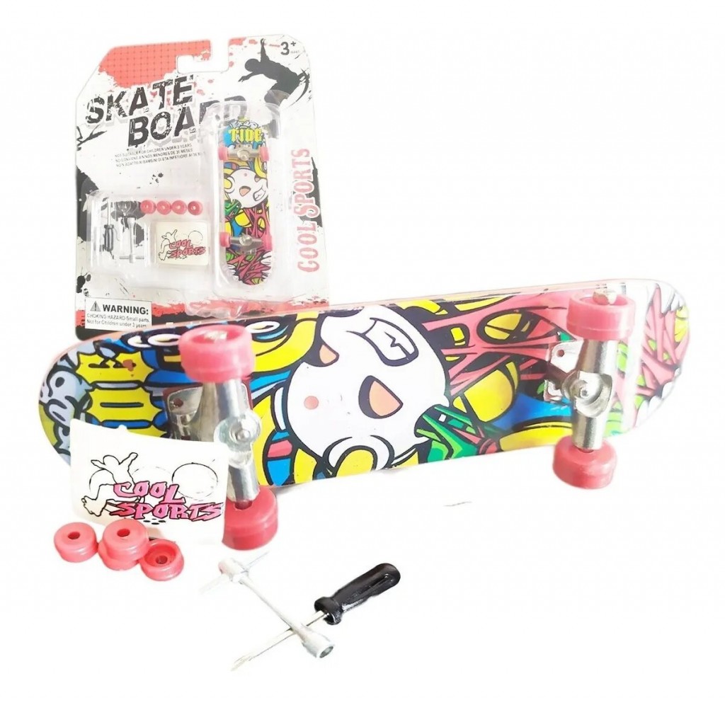 Skate Tabla Mini Patineta Juguete Coleccionista Juguetería diseño 8