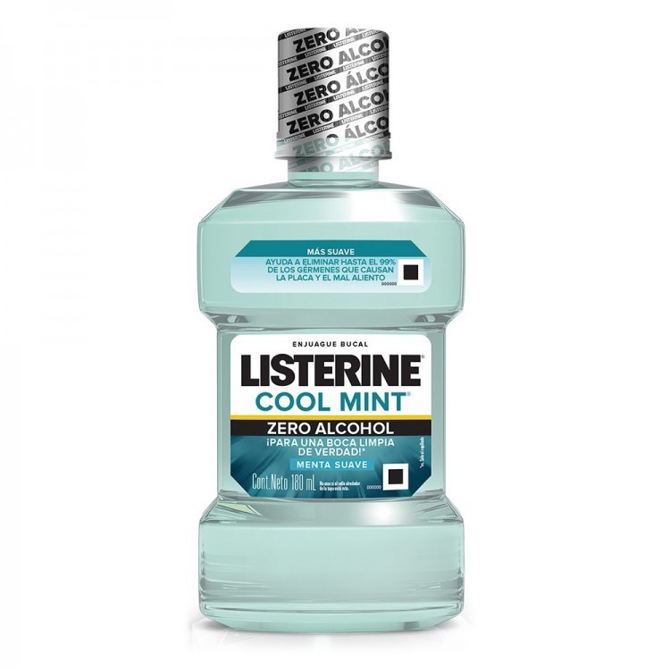 LISTERINE COOL MINT ZERO ALCOHOL180 ML